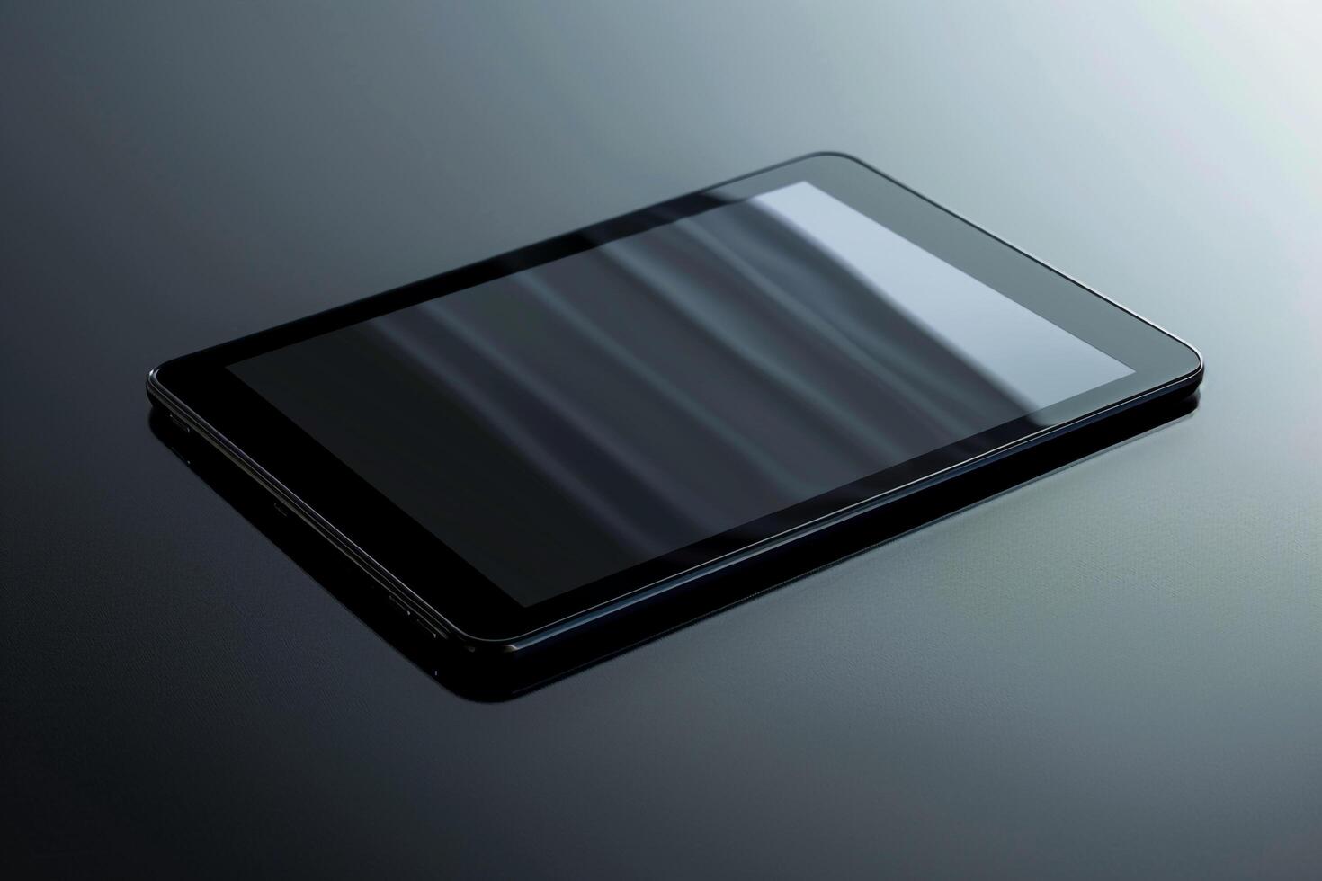 HighResolution Tablet Mockup with  Interface Background photo