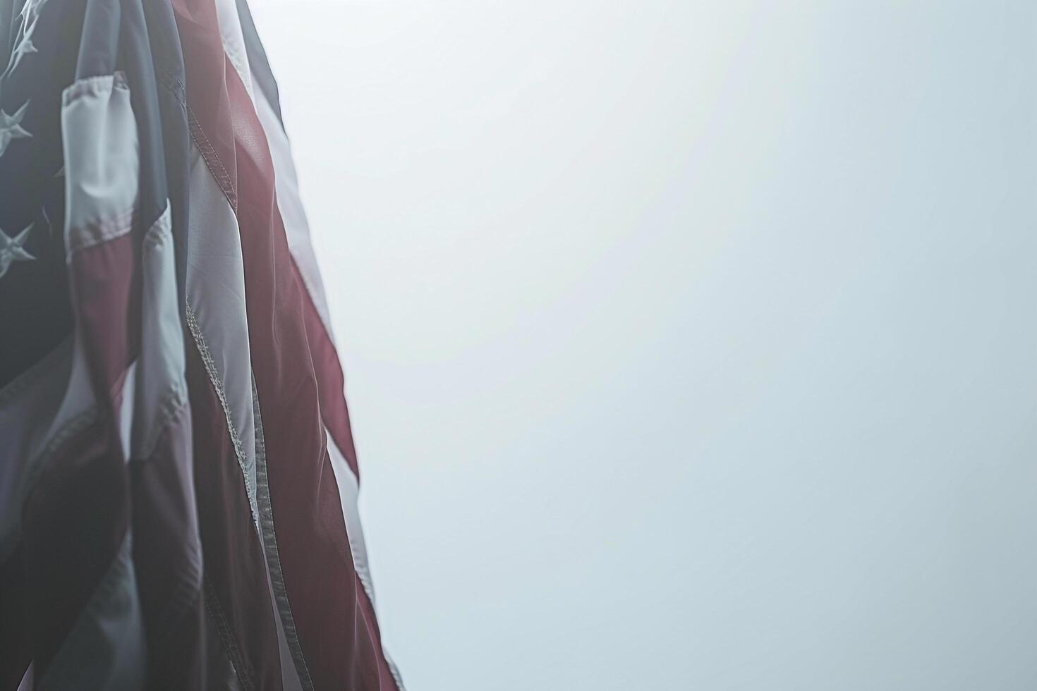 American Flag with Distinctive Stars and Stripes Background photo