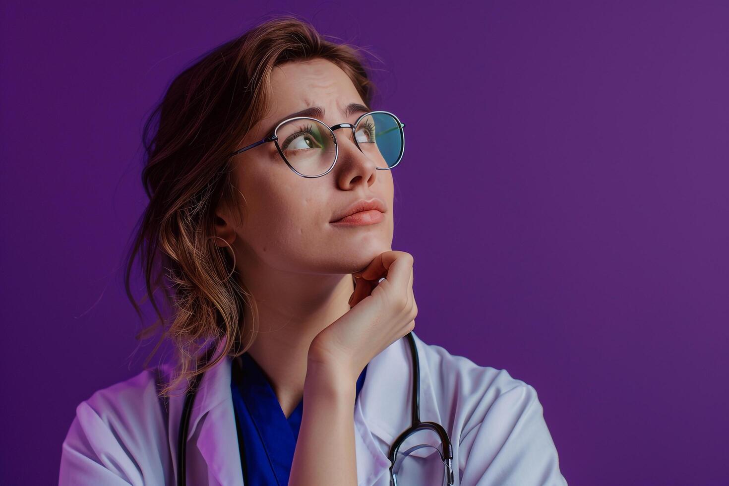 Female Doctor with Deep Medical Background for Healthcare Professionals photo