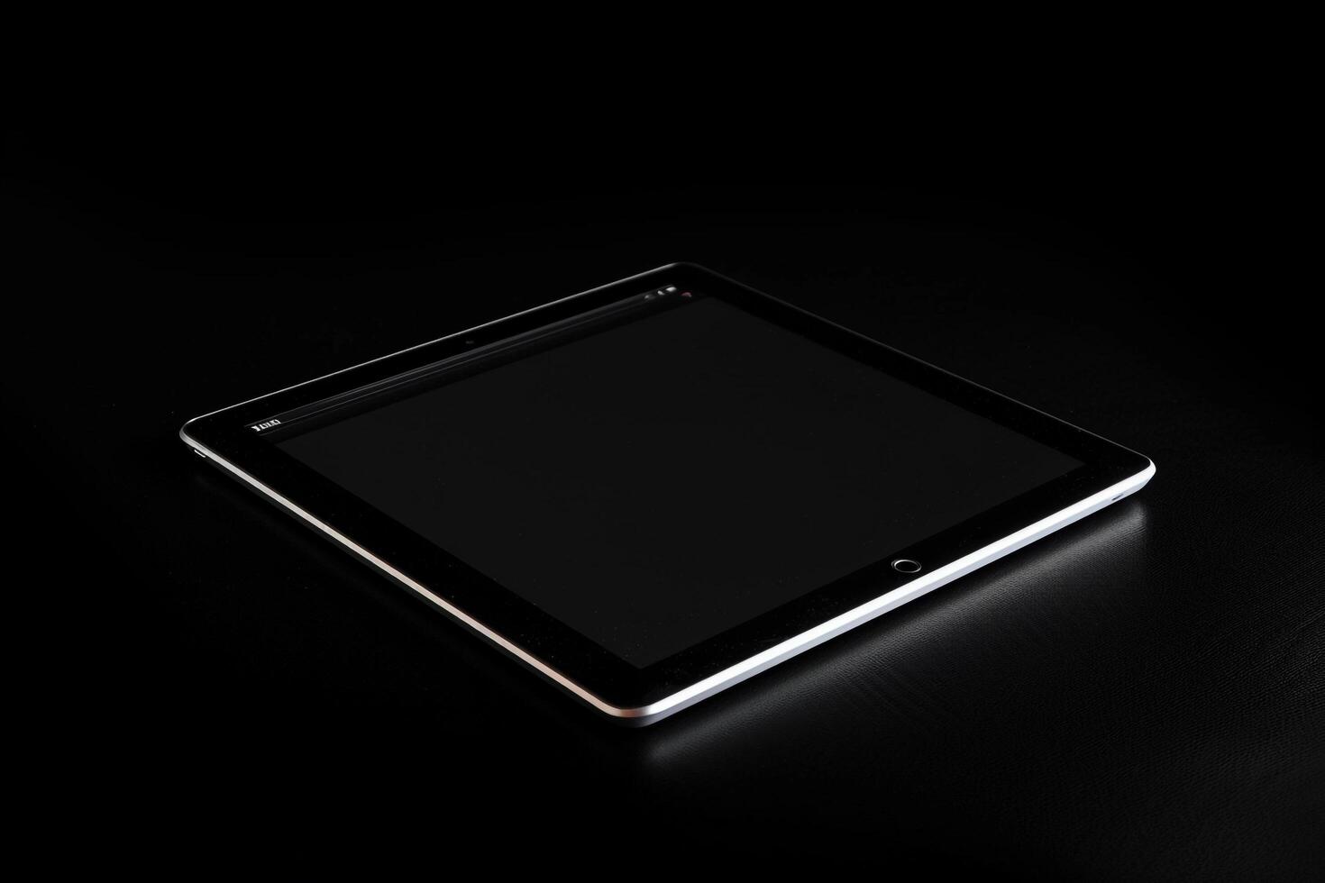 Tablet on Background for  Tech Setup photo