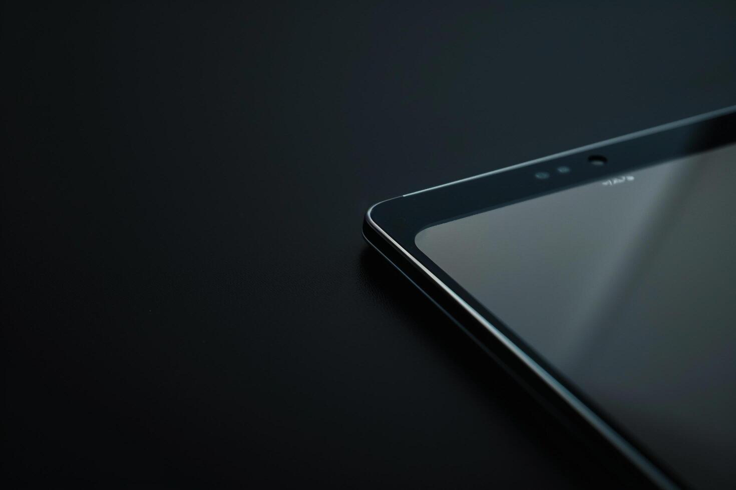 Tablet on Background with High Tech Appeal photo