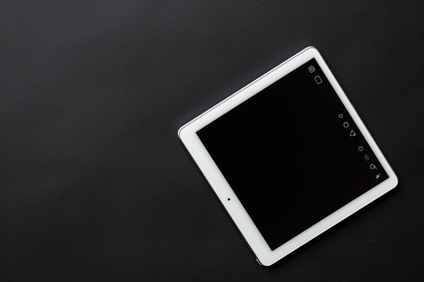 Tablet on Background for Trendy Tech Usage photo
