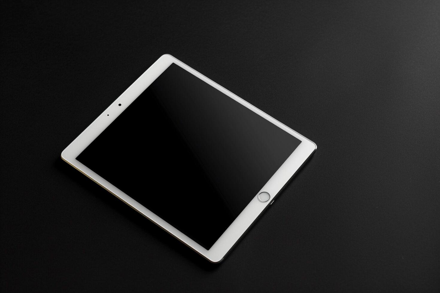 Tablet on a  Background for High Resolution Tech Visualization photo