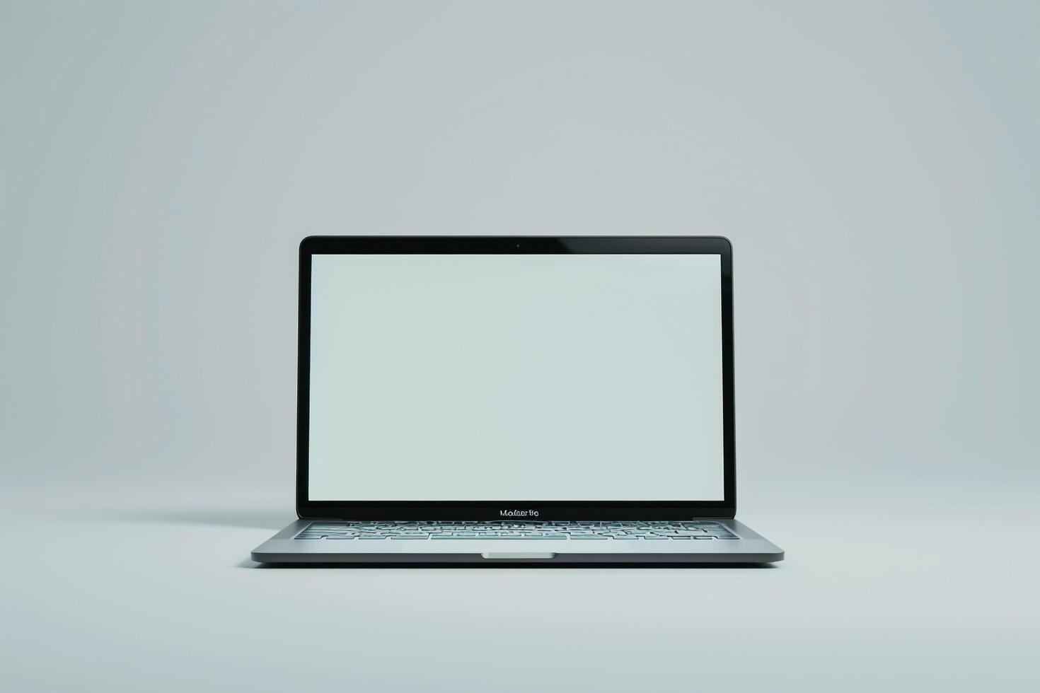 Laptop Mockup Showcasing  Design Elements photo