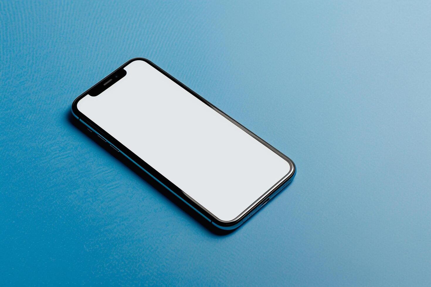 Mobile Phone Mockup Screen for Trendy Tech Display photo