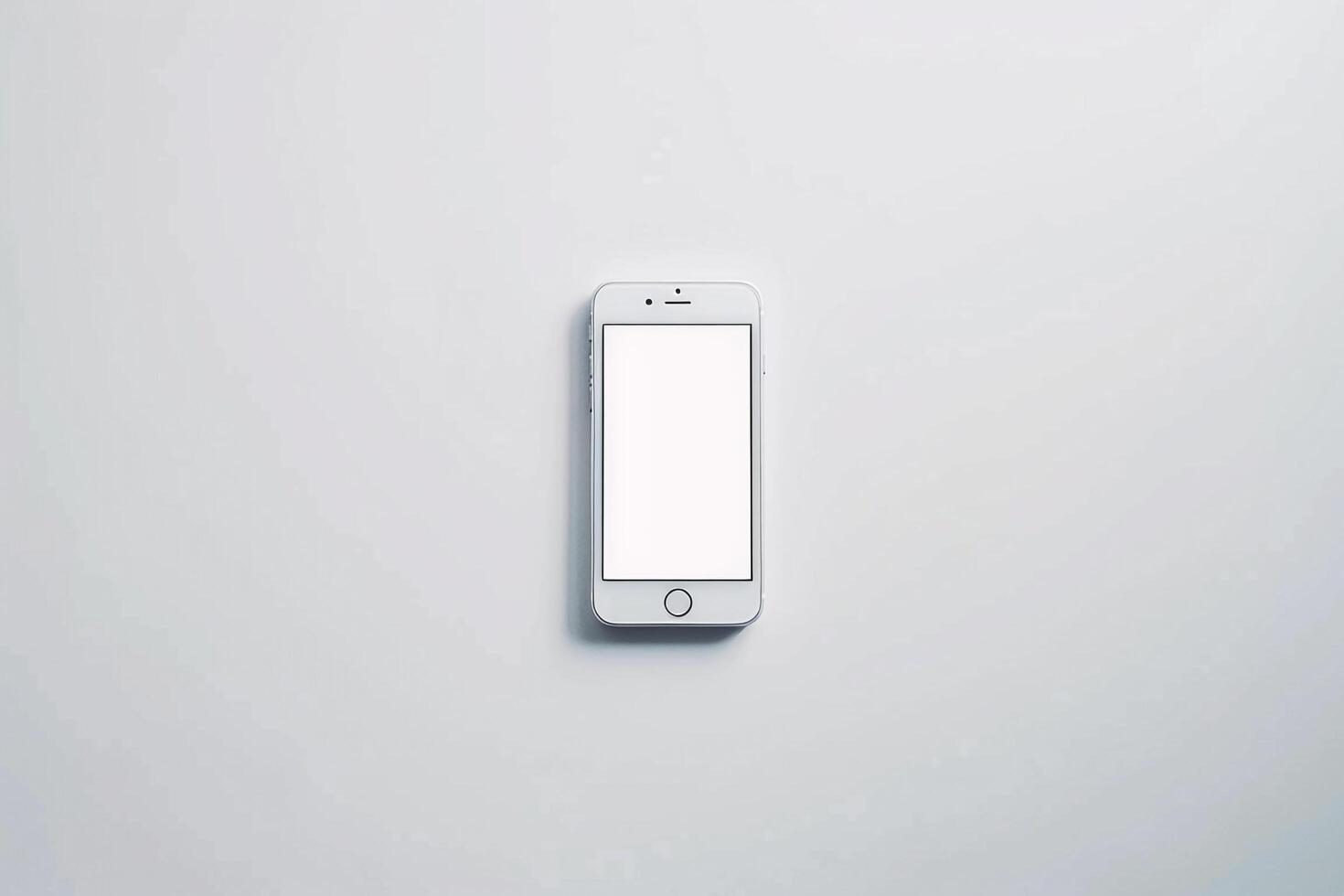 Mobile Phone Mockup Screen with Professional Display Setup photo