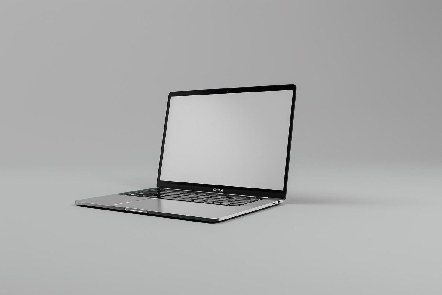 Laptop Mockup with   Background for App and Web Design Presentation photo