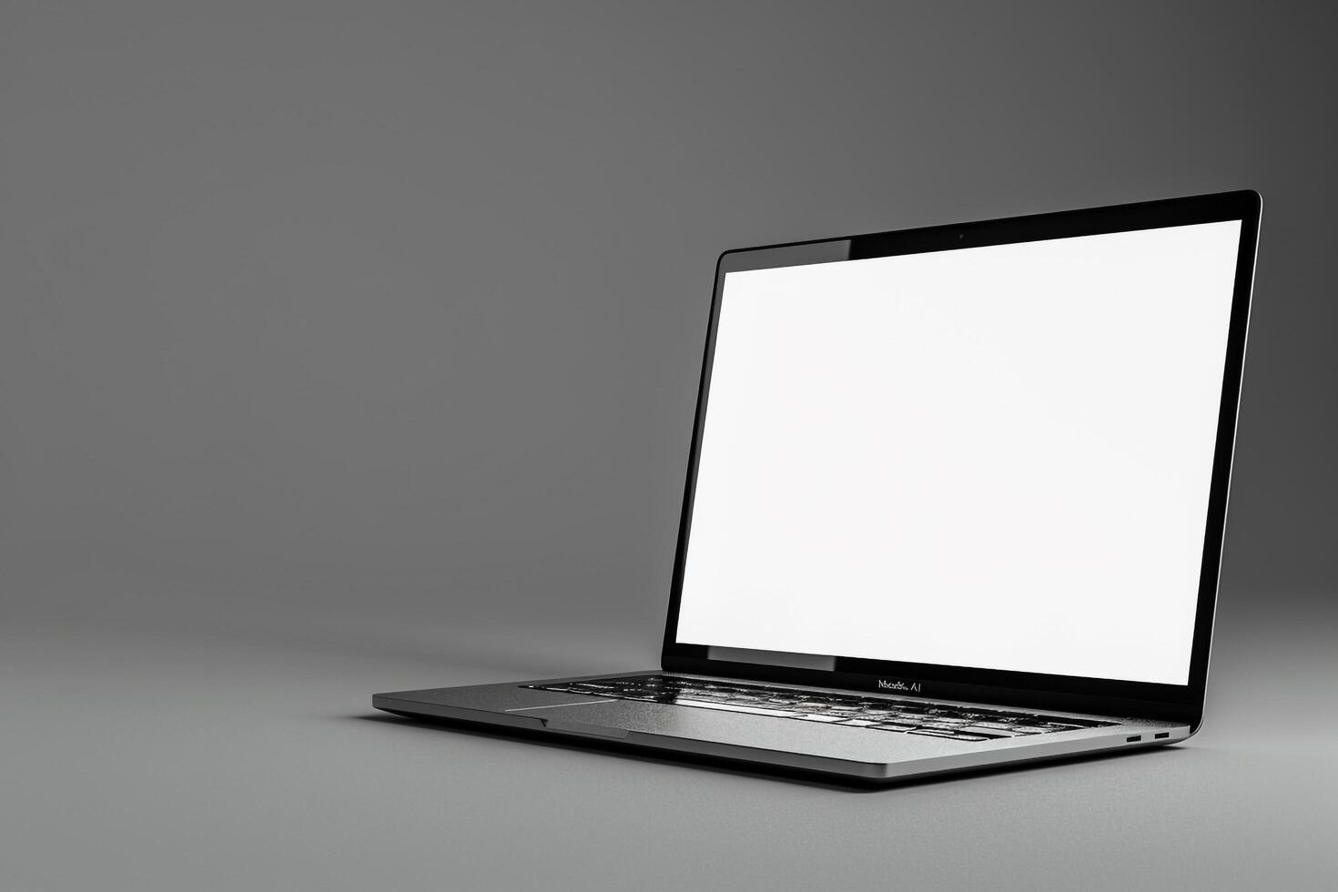 Laptop Mockup with Background for Professional Digital and Web Interface Design photo