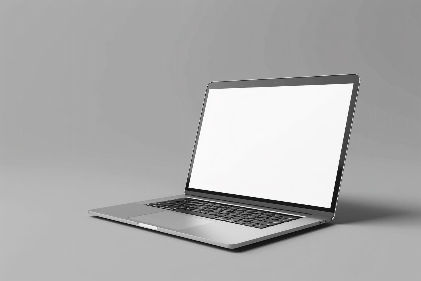 Dynamic Laptop Mockup with Functional Background photo