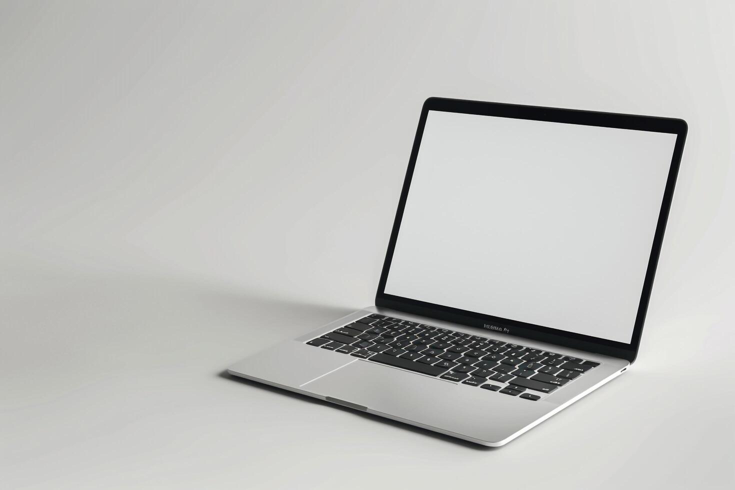 High Resolution Laptop Mockup with Contemporary Layout photo