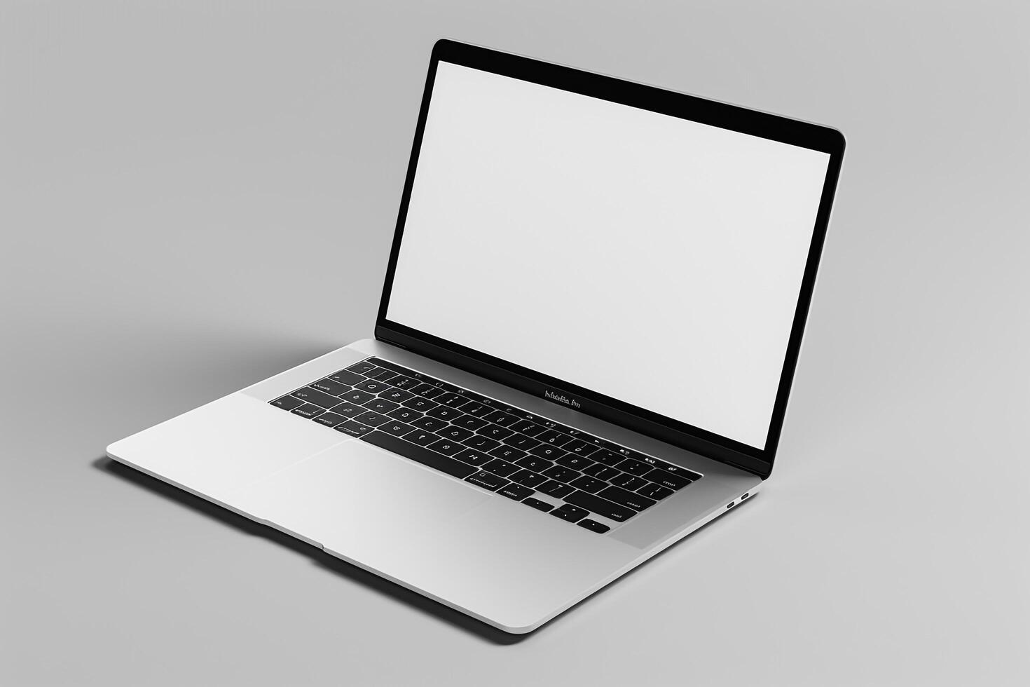 Professional Laptop Mockup with Advanced Digital Layout photo