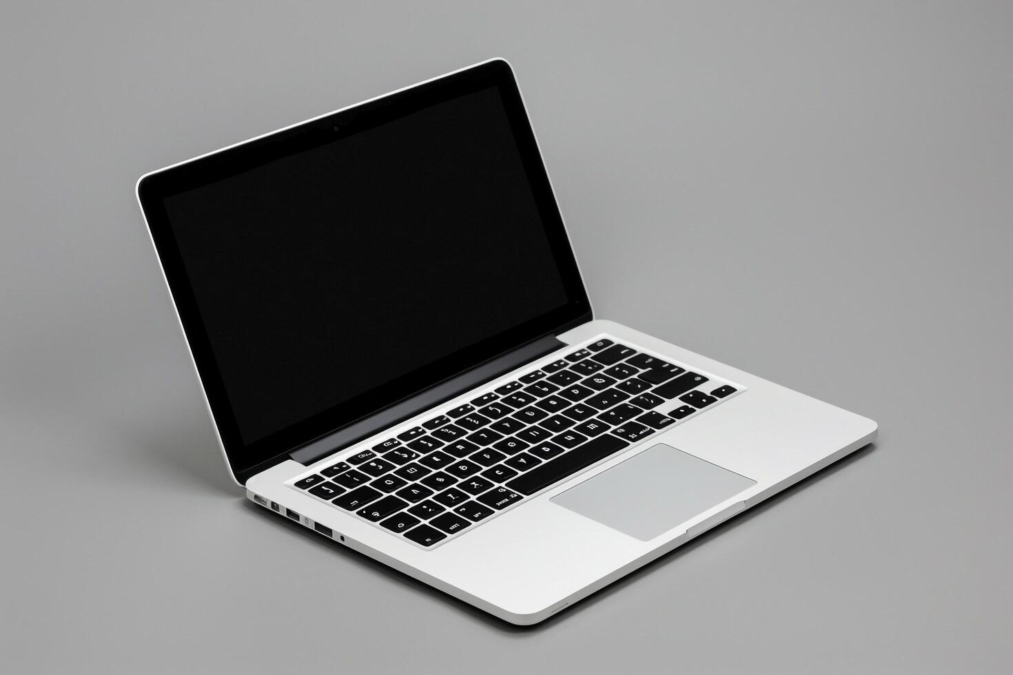 High Resolution Laptop Mockup with Innovative Functional Background photo