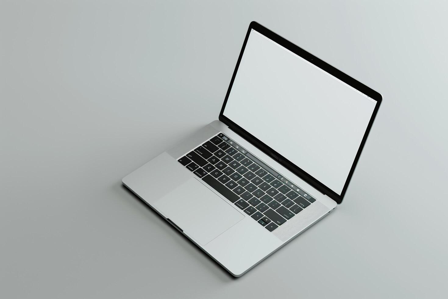 Functional Laptop Mockup with High Tech Professional Design photo
