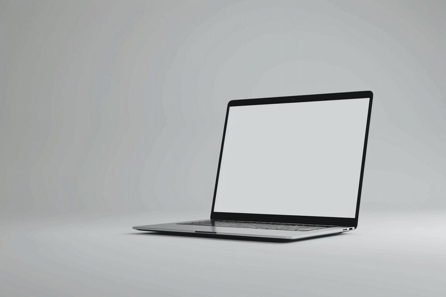 Innovative Laptop Mockup with a ed Tech Interface and   Setup photo