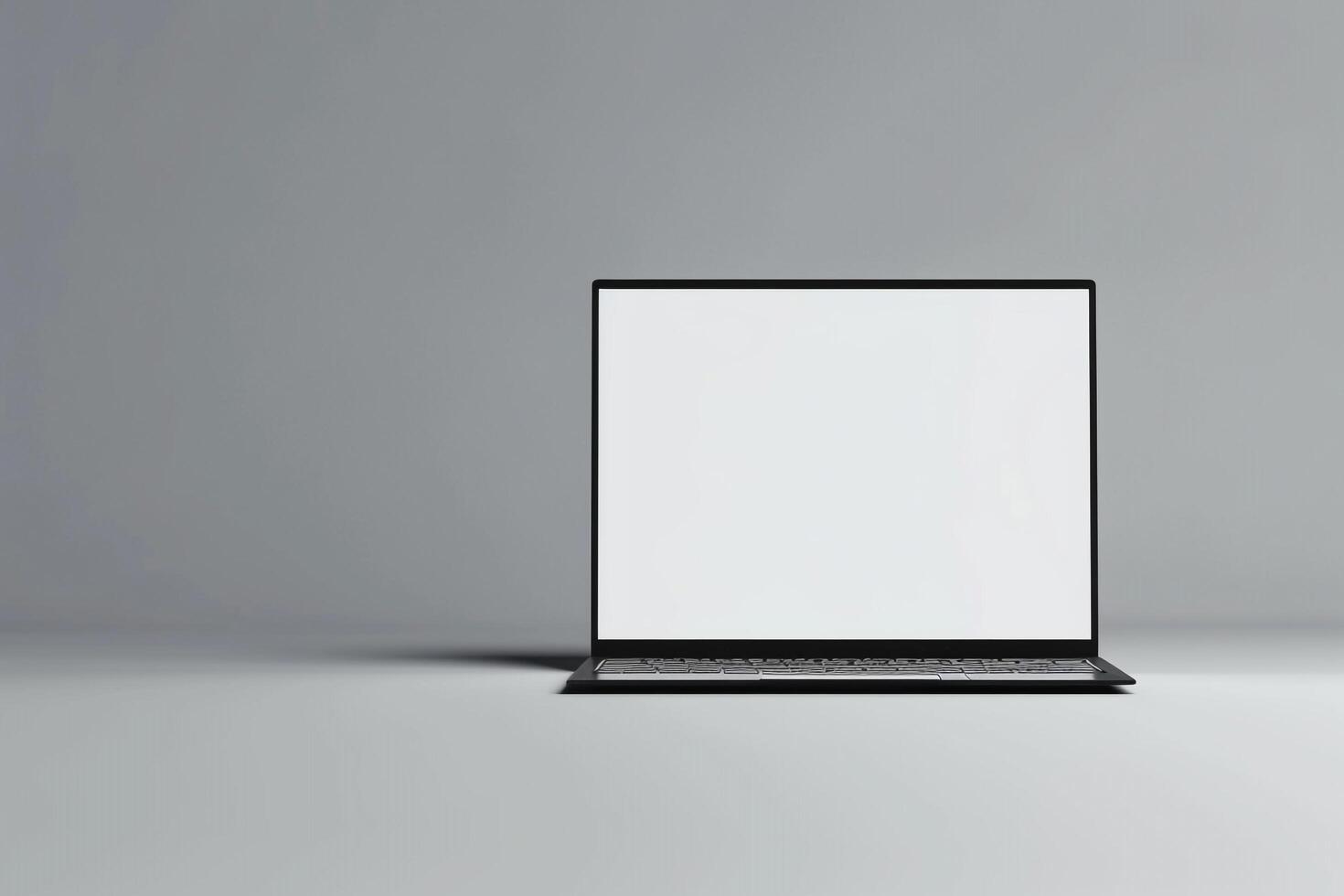Laptop Mockup Background for Innovative Tech Display photo