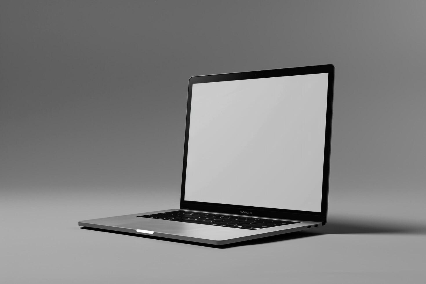 Laptop Mockup Background for Digital Tech Workspace photo