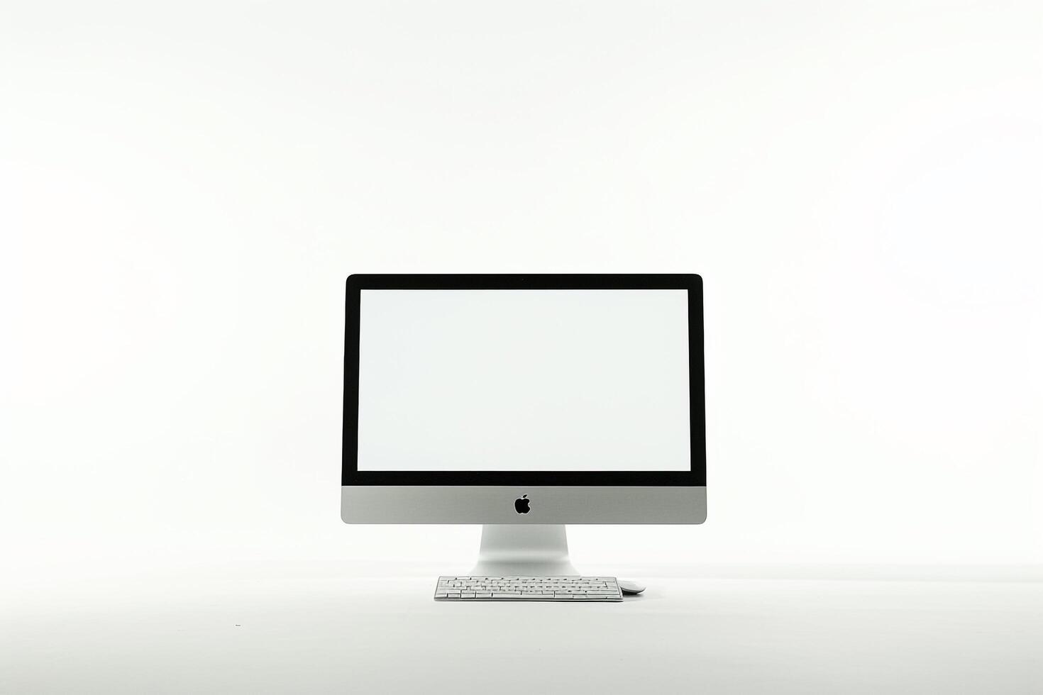 Computer Mockup Background for   Digital Tech Setup photo