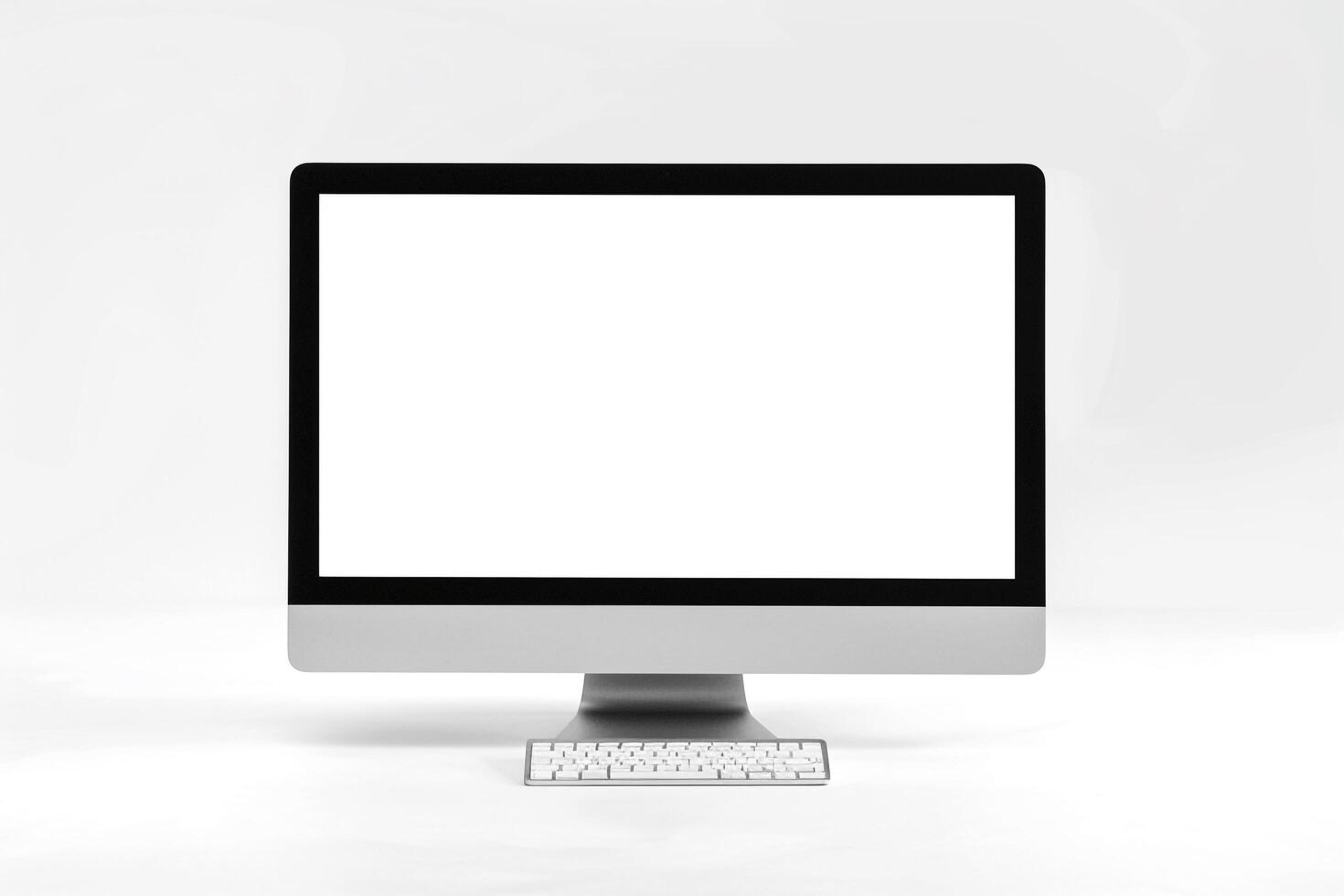 Computer Mockup Background for Digital Design Space photo