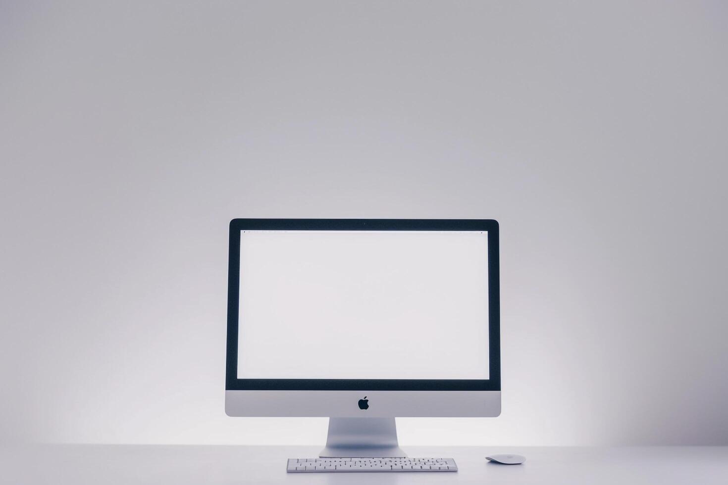 Computer Mockup Background for High Tech Digital Display photo