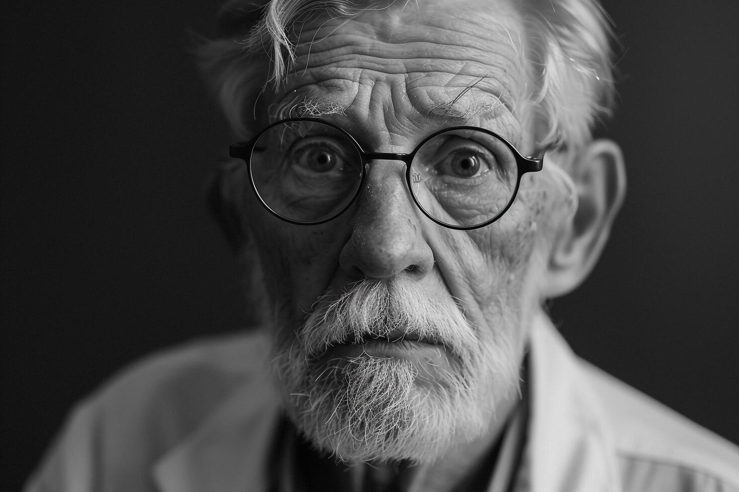 Elderly Doctor with Glasses in Professional photo