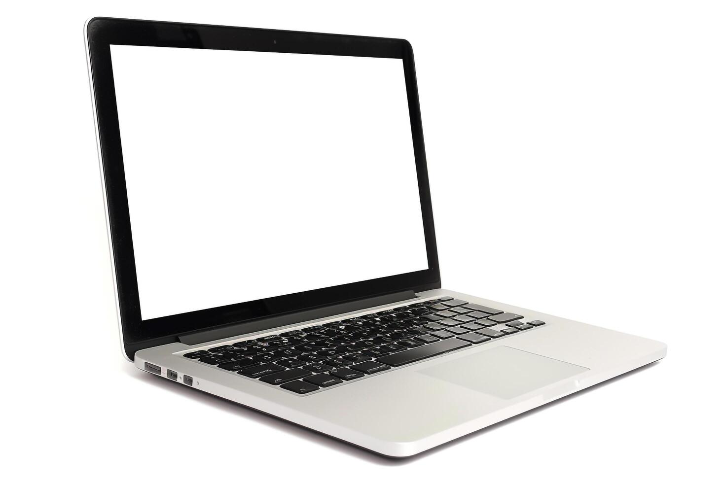 Laptop Mockup Office Desk Background photo