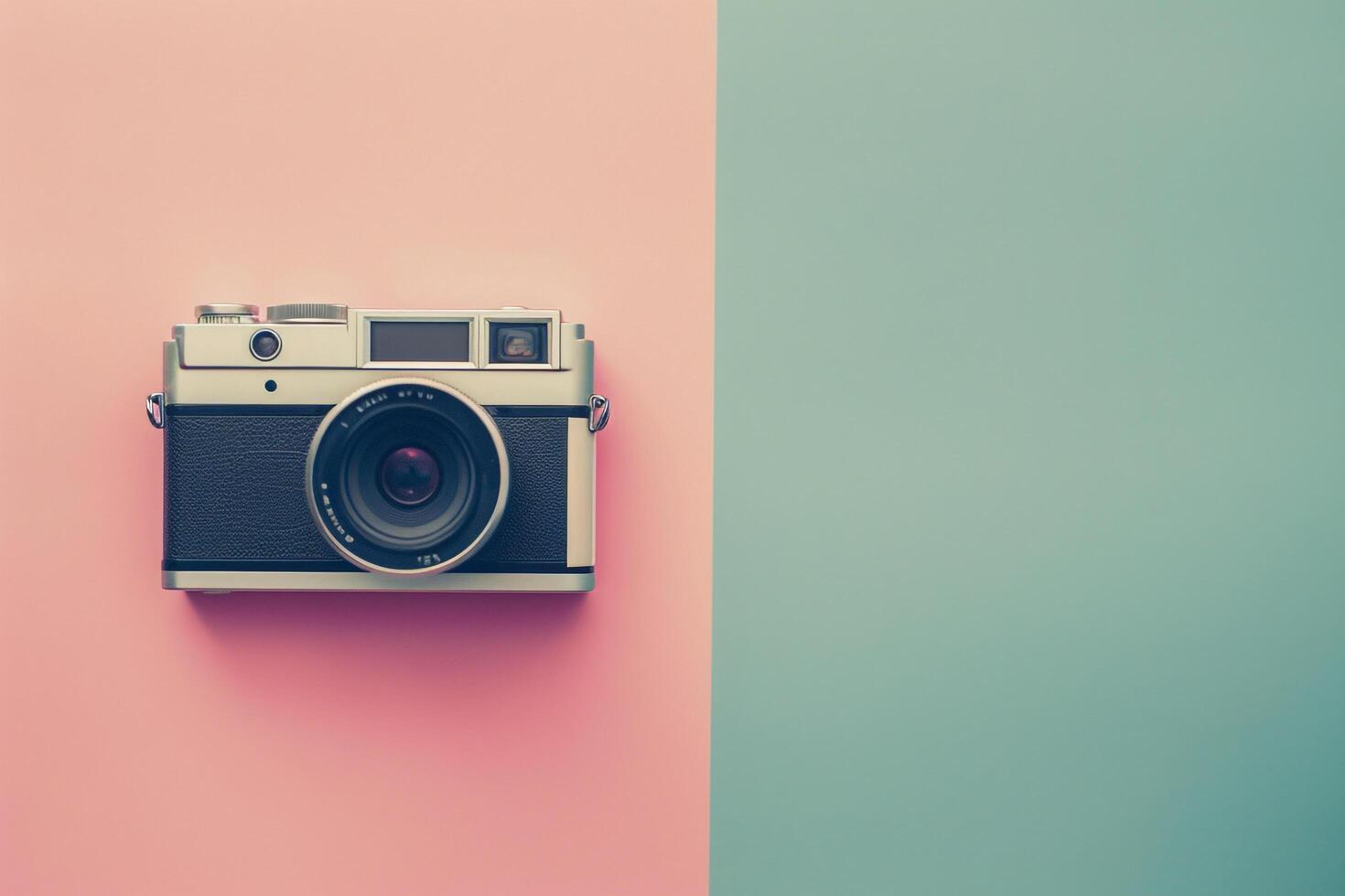 Retro   Background Tablet Mockup Screen in  Studio photo
