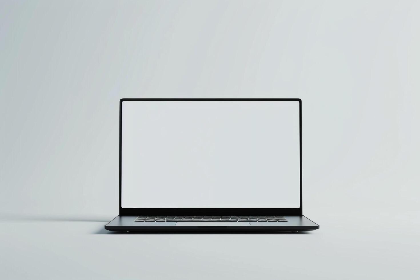 Tech Laptop Mockup Screen Design photo