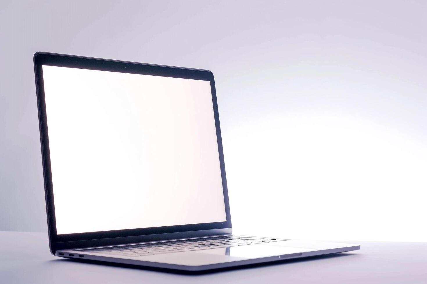 Design Laptop Mockup Screen on screen display photo