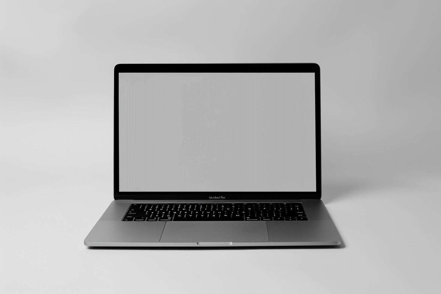 Laptop Mockup Featuring  Screen on photo
