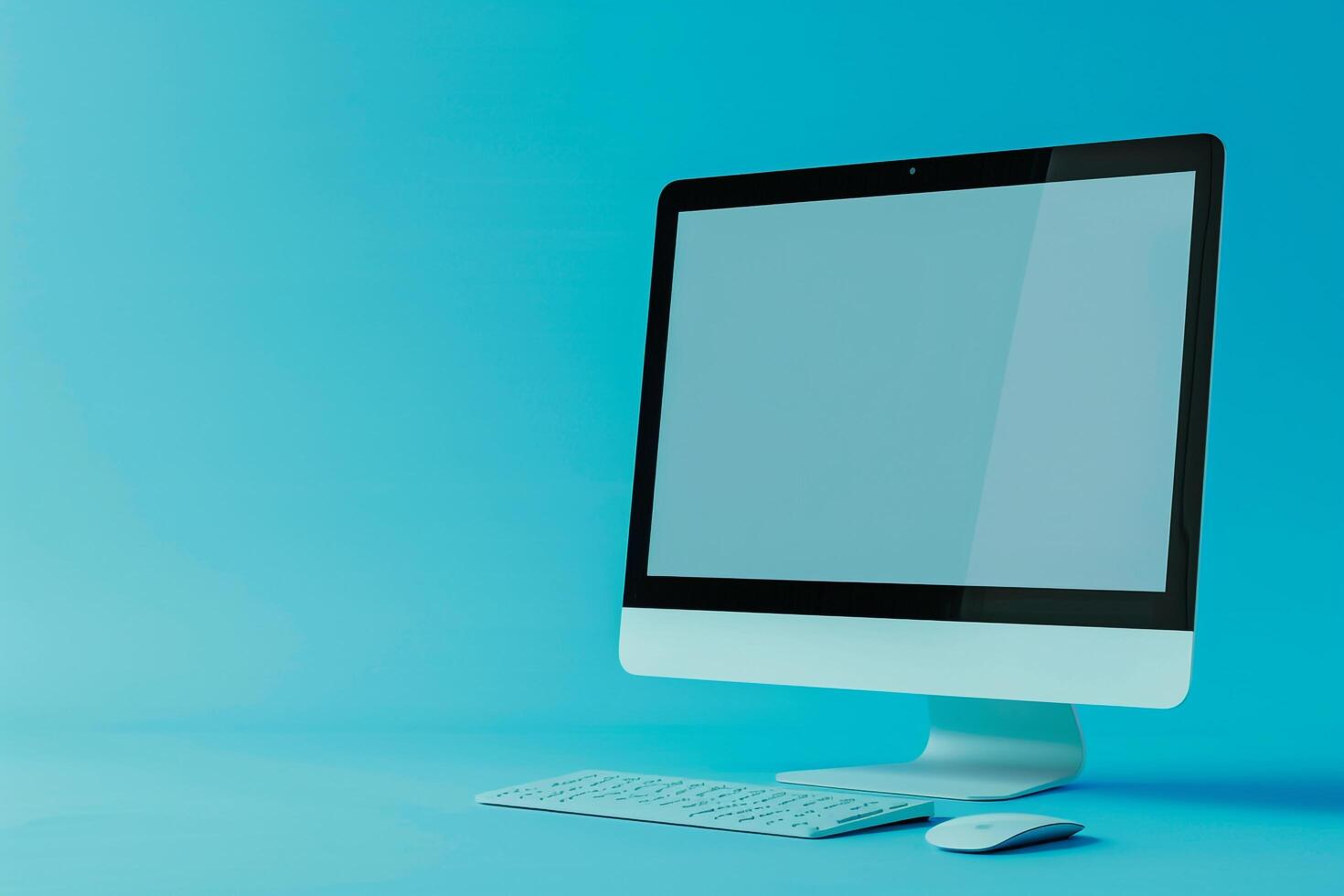 Desktop Computer Mockup photo