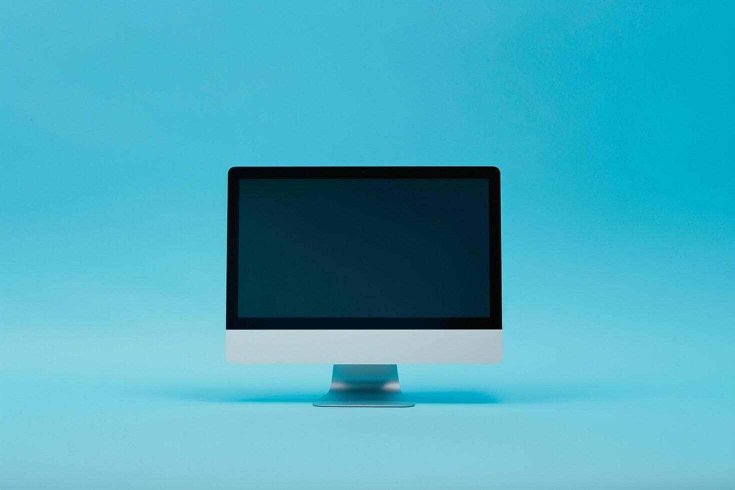 High Quality Desktop Computer Mockup photo