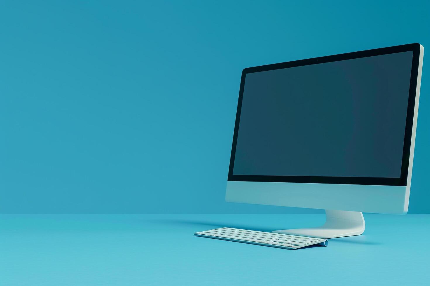 Desktop Computer Mockup photo