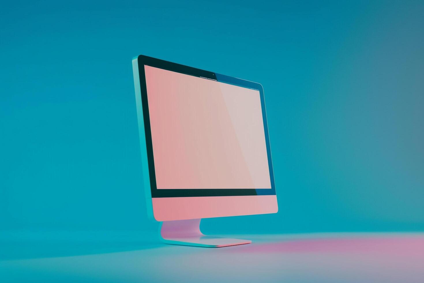 Desktop Computer Mockup photo