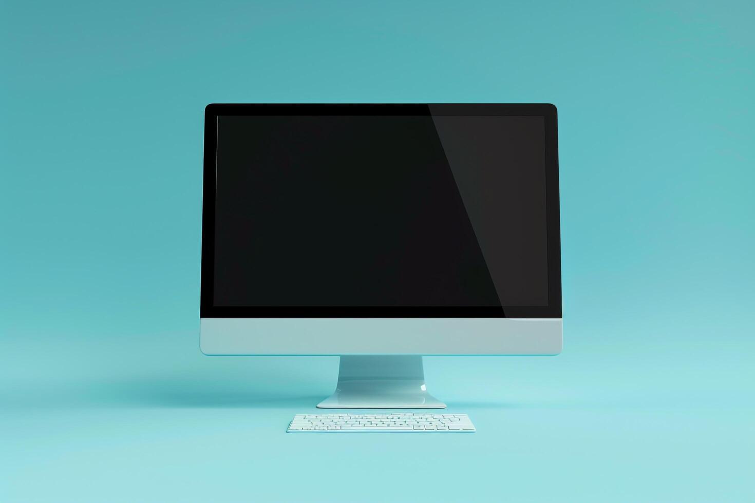 Desktop Computer Mockup photo