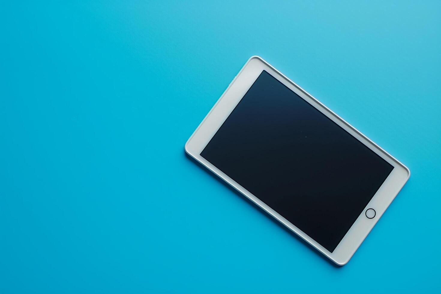 Tablet Mockup Background with a  and ist Design photo