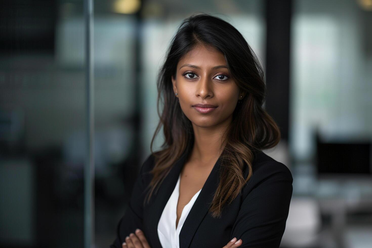 Environmental Portrait in Workplace Emphasizing Professional and   Atmosphere photo