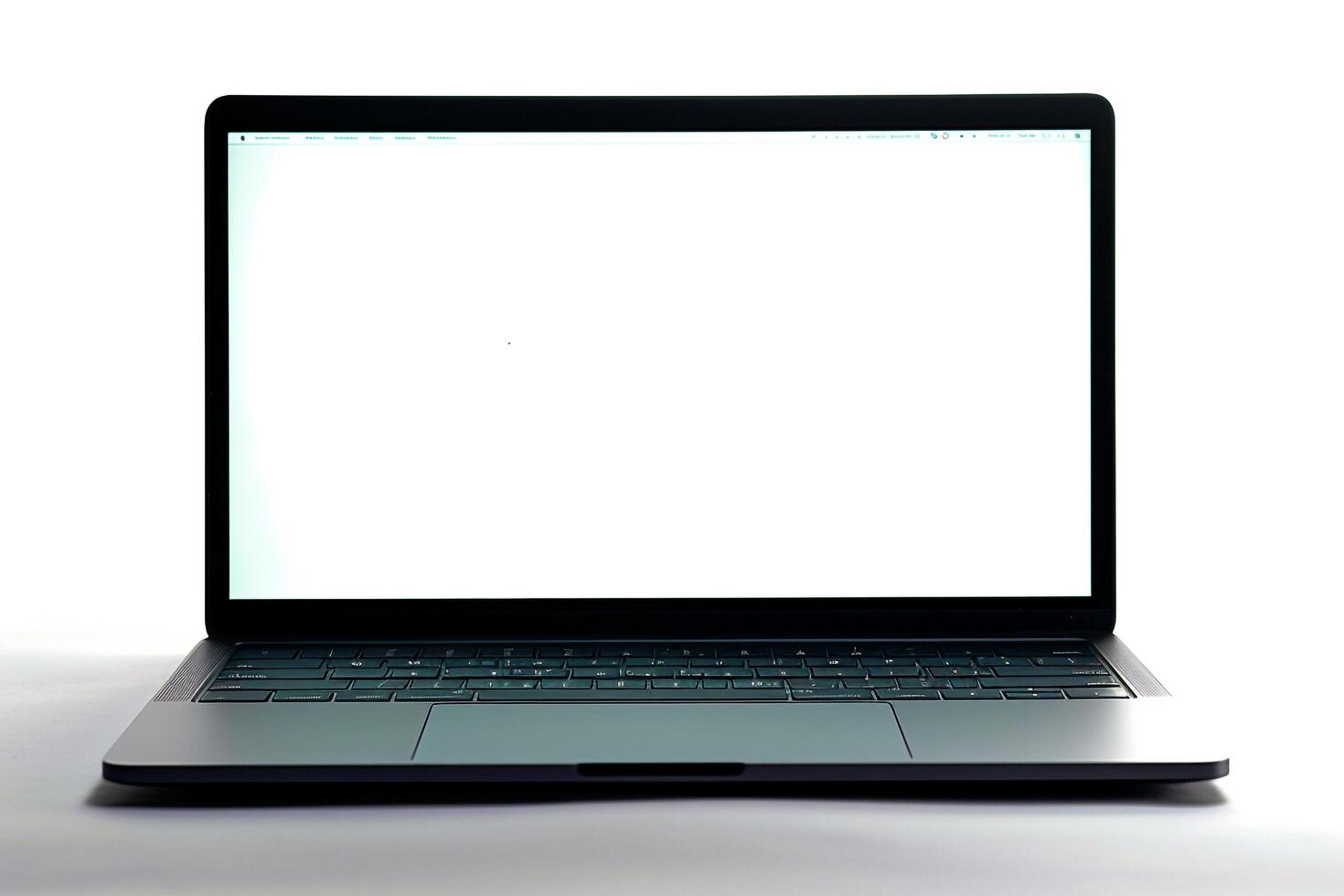 Laptop Mockup on a  Background photo