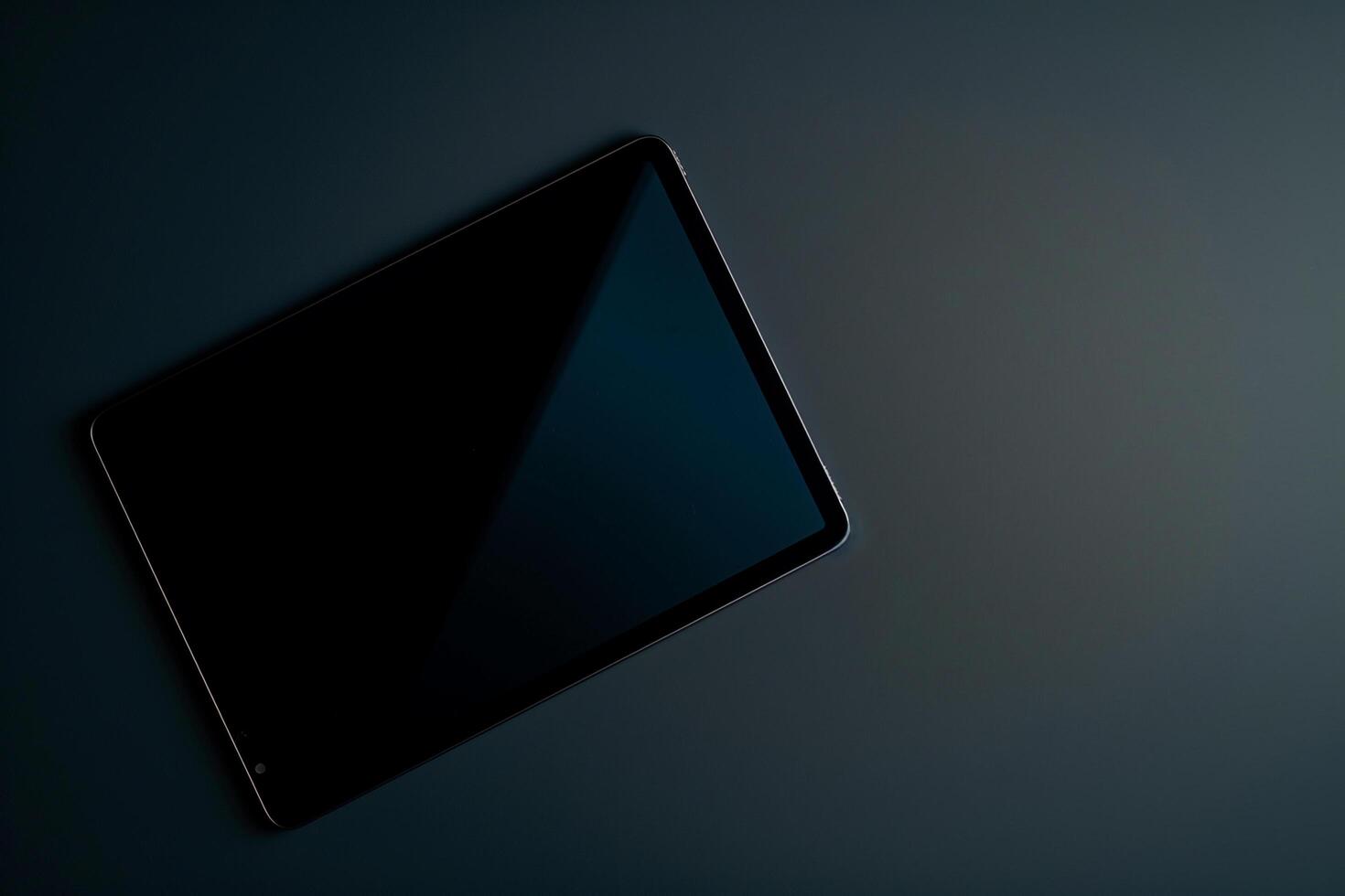 Tablet screen mockup displaying a  and  design photo