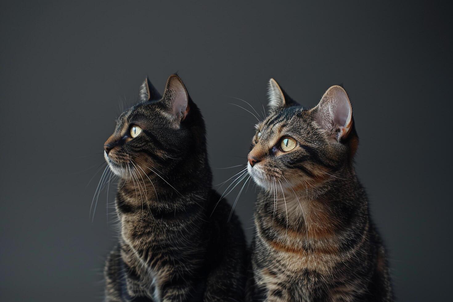 Cute Cats on a  for a Playful Display photo