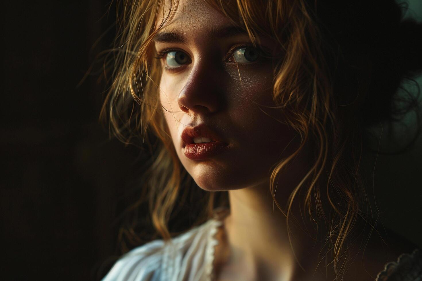 Food Portrait with Artistic Background in photo
