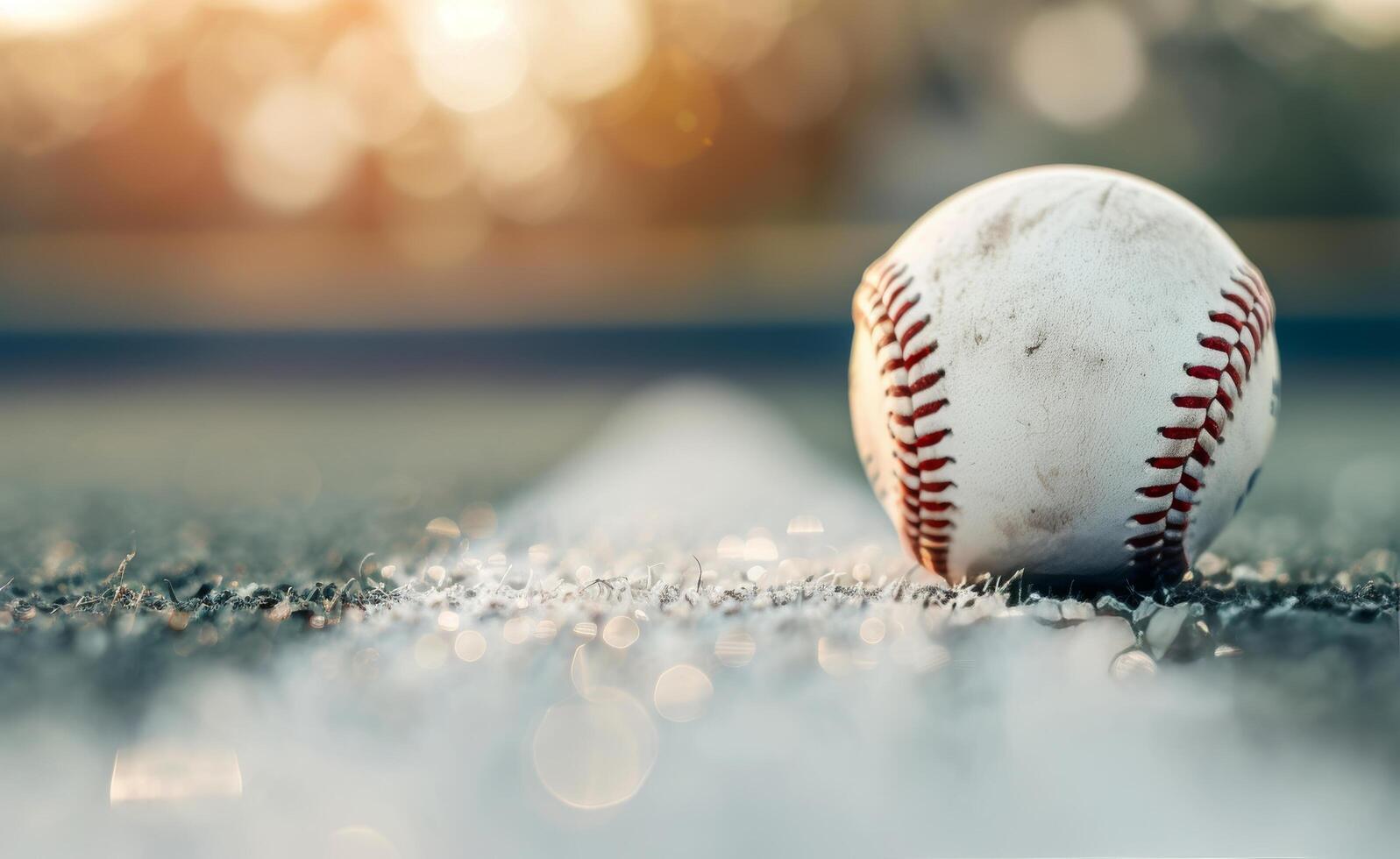 Baseball on a Field photo