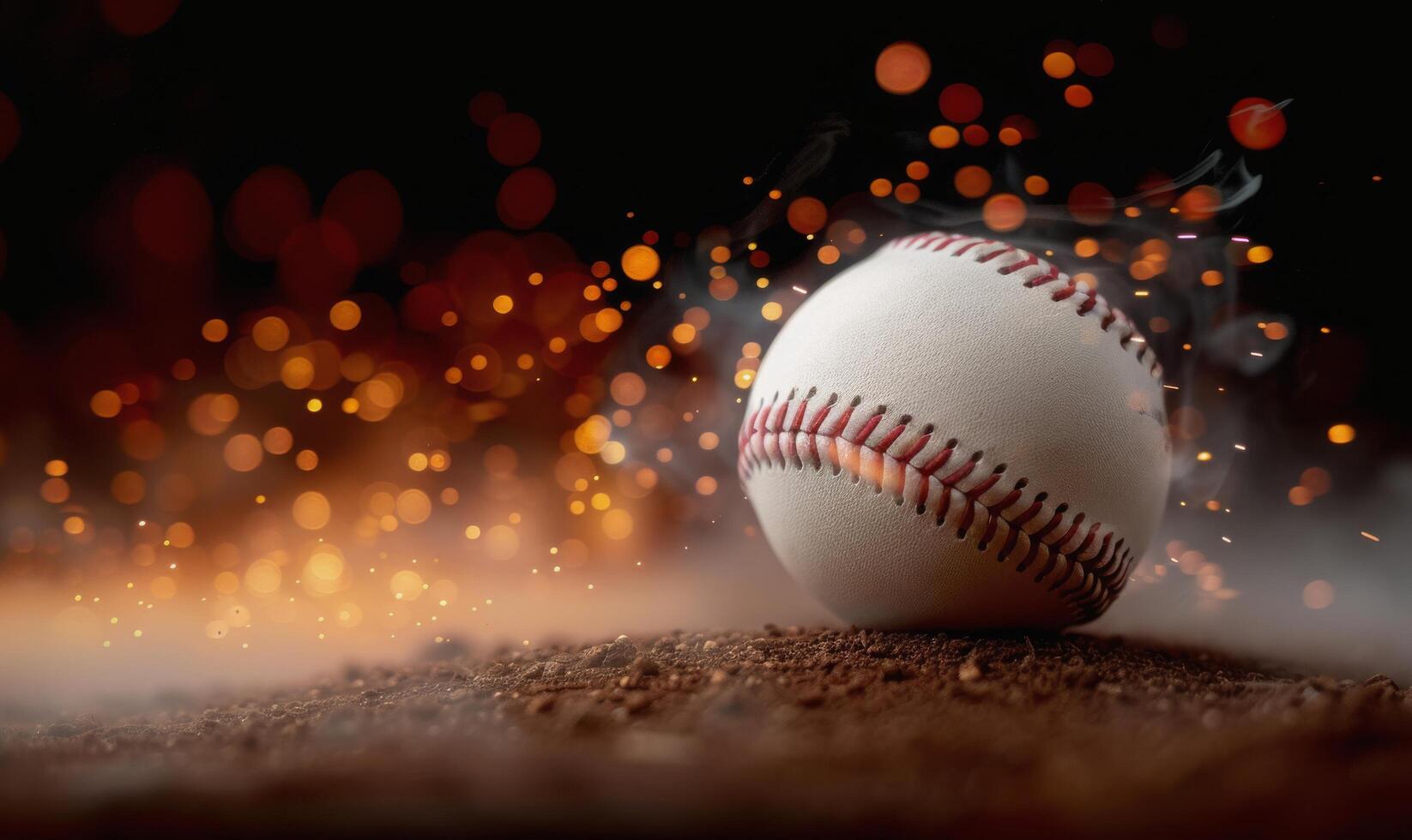 Baseball on Fire photo