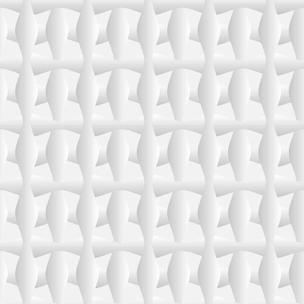 Seamless gradient pattern with crossed waves. Grey background vector