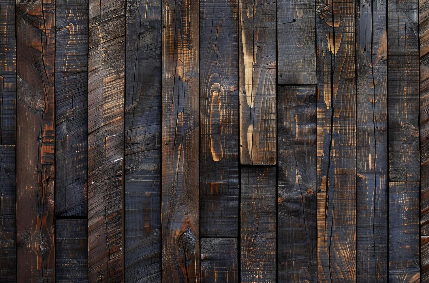 Close Up of Weathered Wooden Planks photo