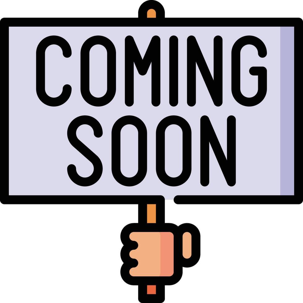 coming soon illustration, icon or symbol vector