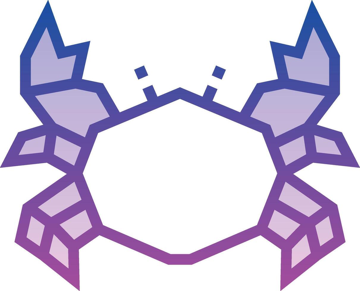 crab illustration, icon or symbol vector