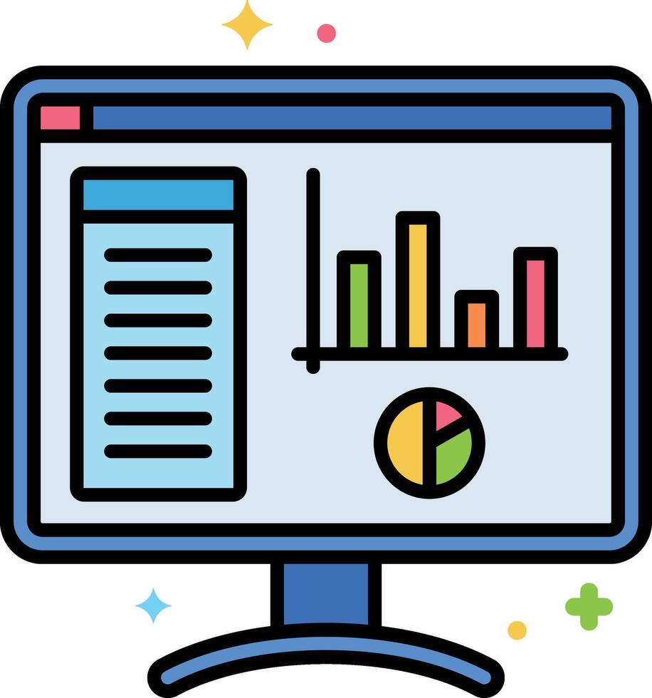 dashboard illustration, icon or symbol vector