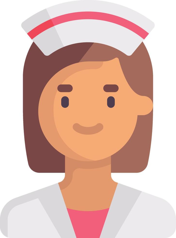 nurse illustration, icon or symbol vector
