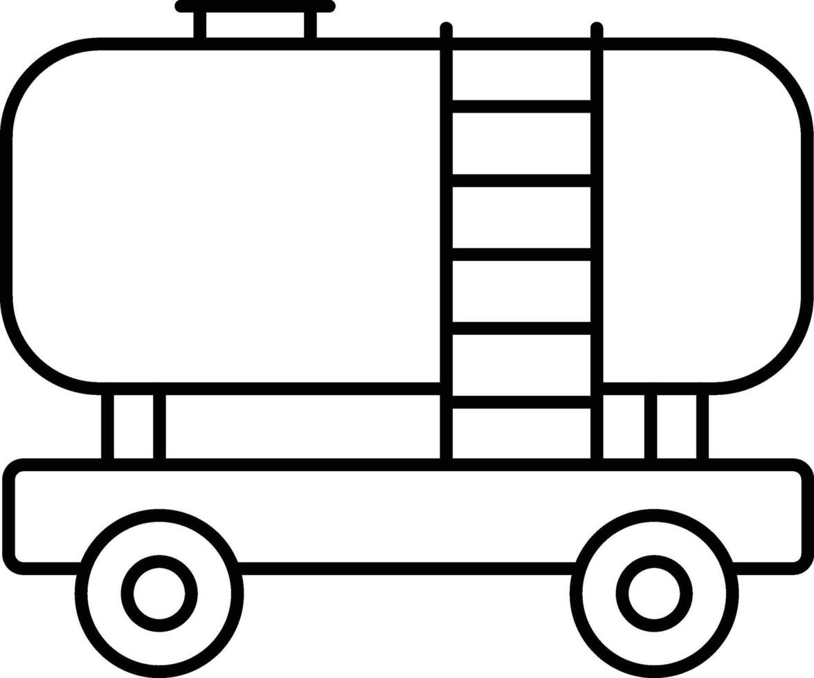 oil tanker illustration, icon or symbol vector