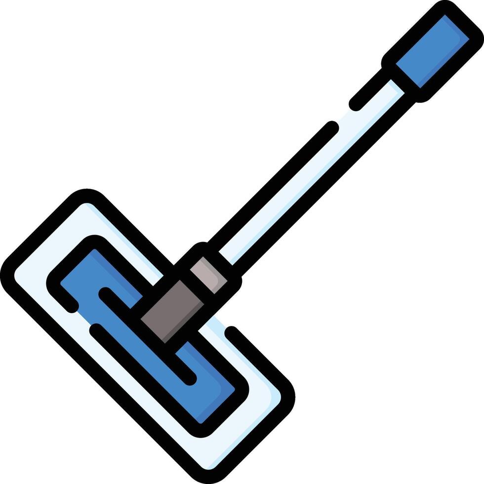 floor mop illustration, icon or symbol vector